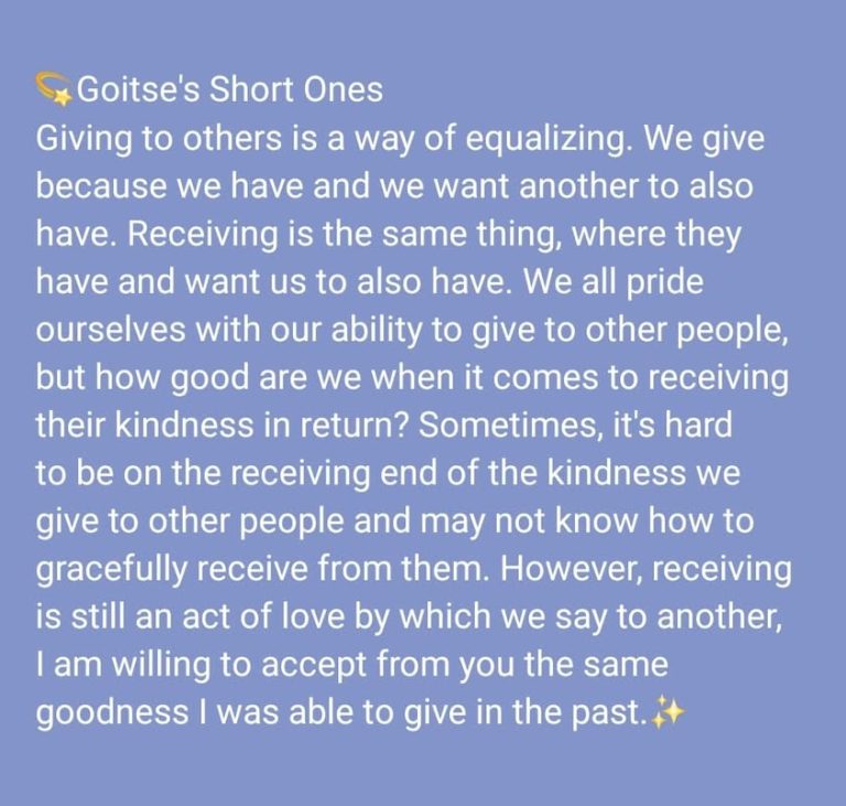Where you can, help someone even when you know they can't repay you because someday, someone for whom you have done noth
