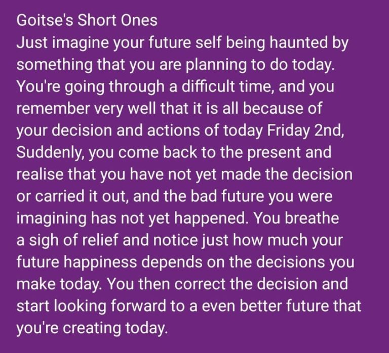 Do you know that you can choose what kind of Monday you're going to have by the decisions you make on Friday? 😁