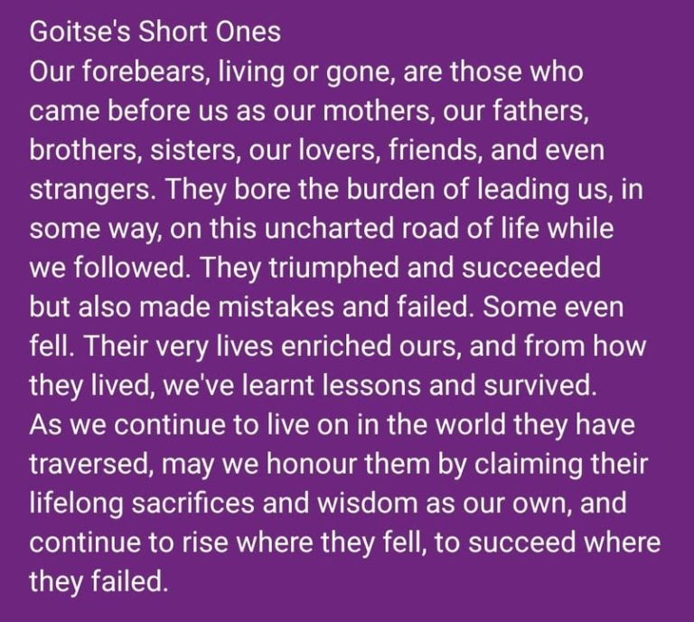 When you learn from someone's mistake, you're appreciating that as a sacrifice they made for you not to make the same mi