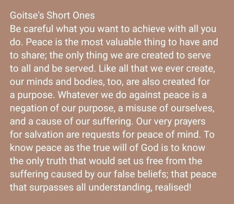 Our goal every day is to channel the drama in our lives and make sure it does not survive its purpose, our peace 😁