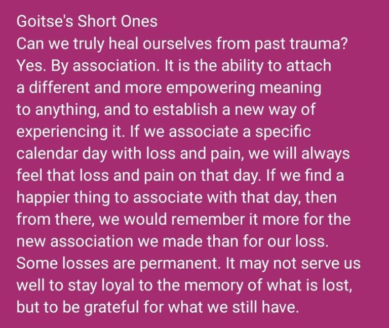 We heal sooner when we prevent indecision from getting us stuck between our pain and happiness 😊