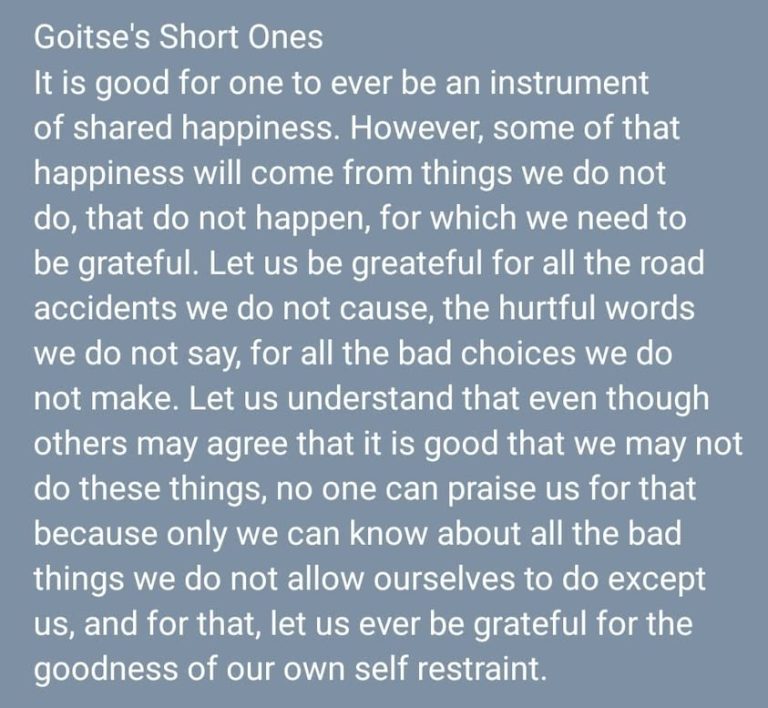 There will always be things we are happy did not happen, which make us look differently at the things that did happen 😊