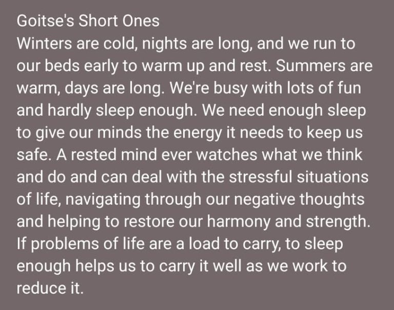 Beds are very expensive these days. That makes sleeping enough a very good return on investment 😁