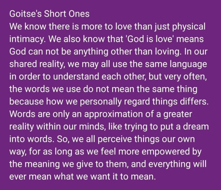 We all have our own ways of establishing the truth, and we  hold on to whatever convinces us based on them 😊