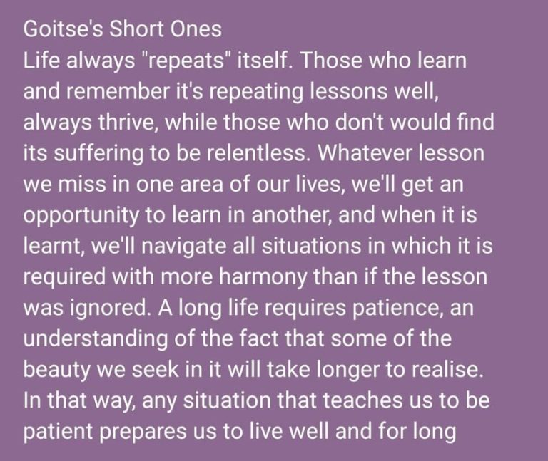 The justice of life guarantees us every opportunity that we're patient enough to wait for 😊