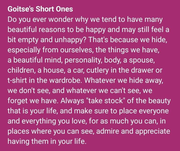 Brilliant ideas make you smile. The smile on your face is the physical evidence of the beauty within you. Care to see it
