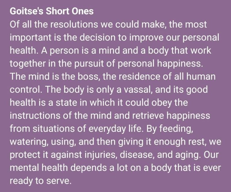It's only our bodies that allow us to participate in this physical life 😊