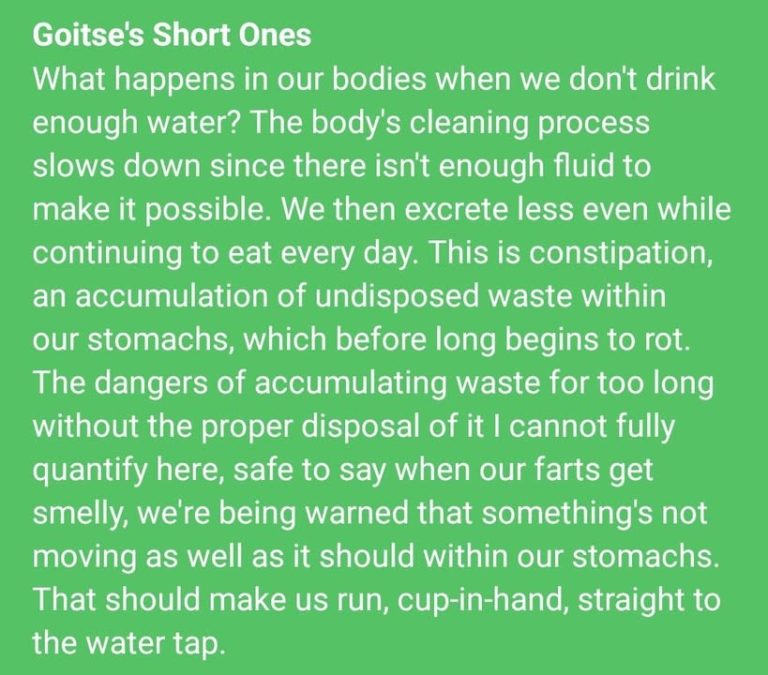 Please, drink 🚰 water!