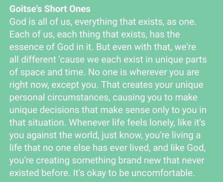 Intuition: Everything that life has taught you so far. Your greatest guide in it. Trust it 😊