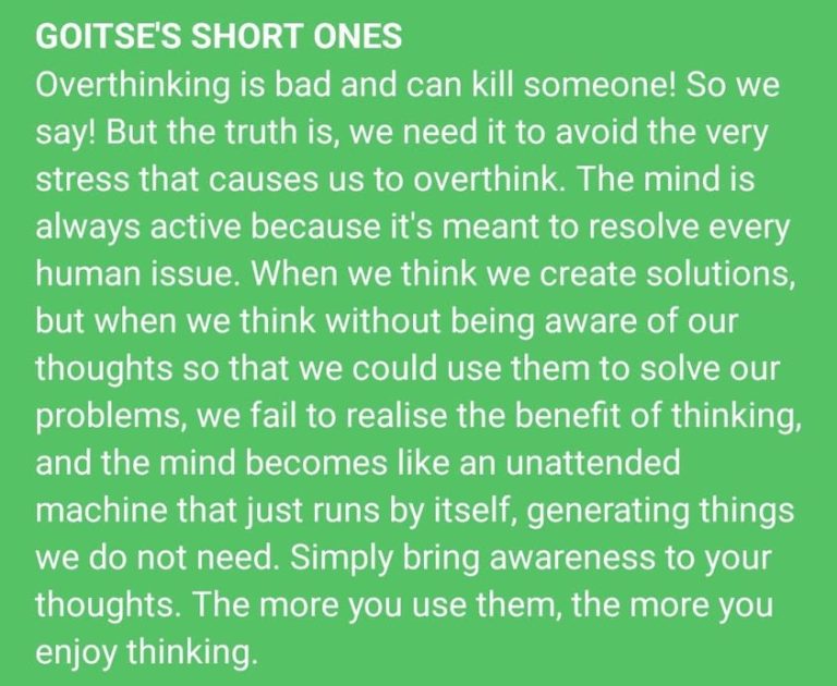 Giving attention is the best way to appreciate anything, including our thoughts 💯