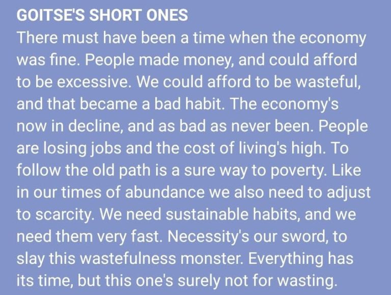 Cutting on waste is the new salary increase 😁
