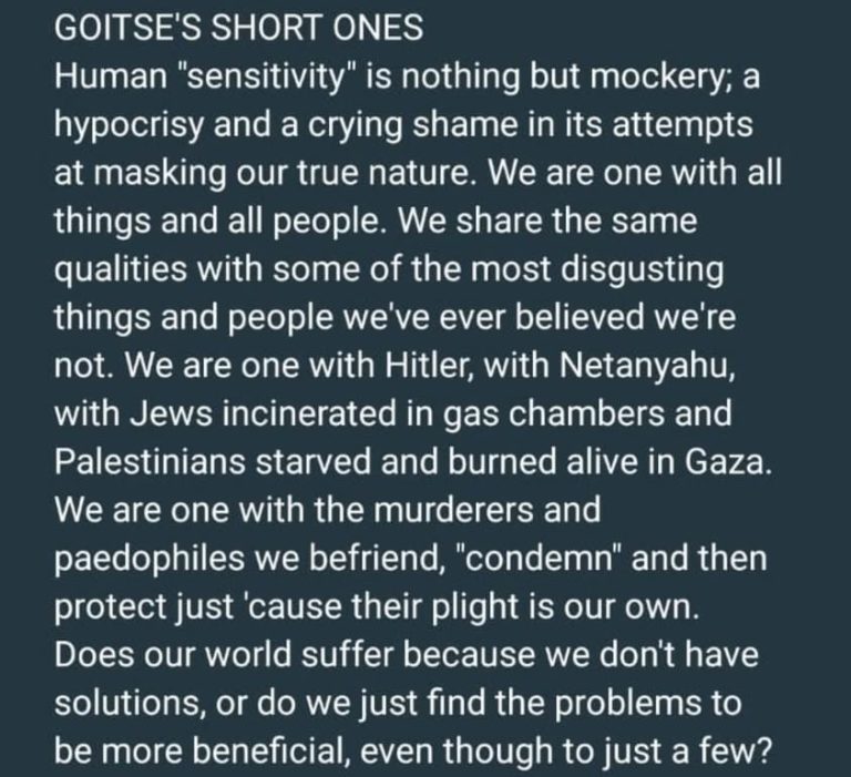 Are the people of the world, solely because of financial gain, too complicit to save Palestinians, and to eradicate huma