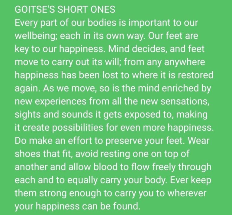 Be careful what you do with your feet when you're seated. Some of their pain is self inflicted 😊
