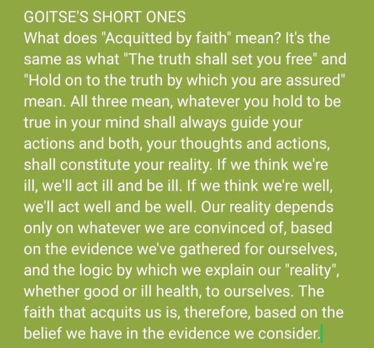 Be careful what evidence you choose to look for regarding anything. It will become your reality once you've found more o