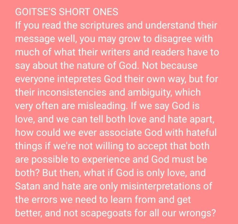 You truly don't have to believe everything I say about God for you to enjoy Richie's "Jesus is love" 😁