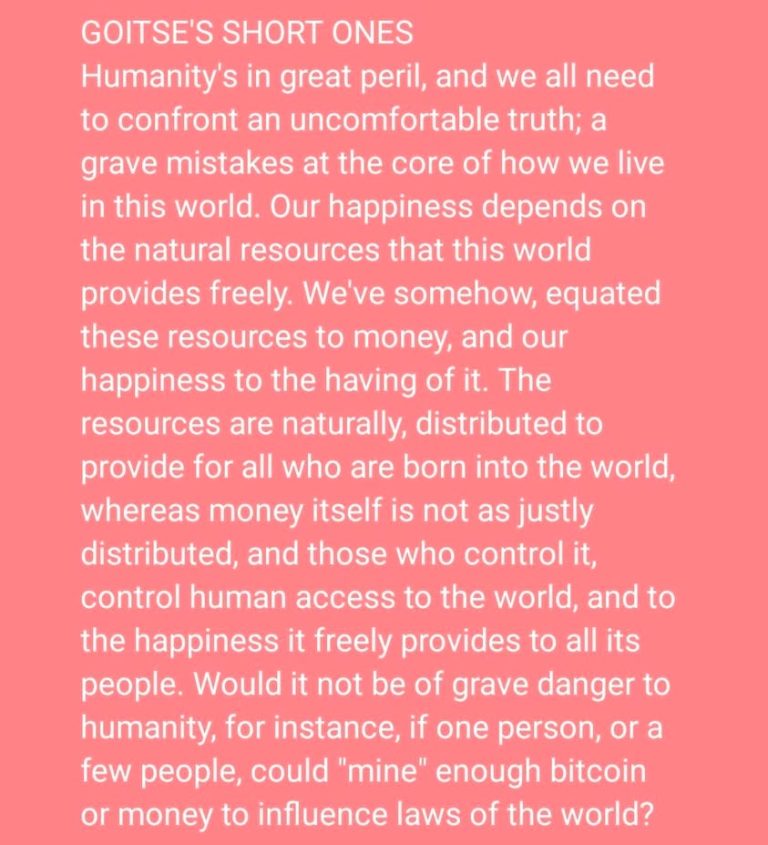 What if we got rid of money? 😁