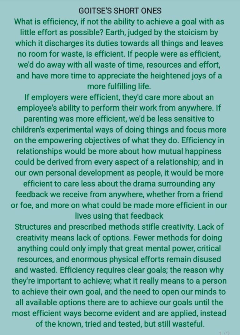 Abundance is about turning 'waste' into benefit 😊