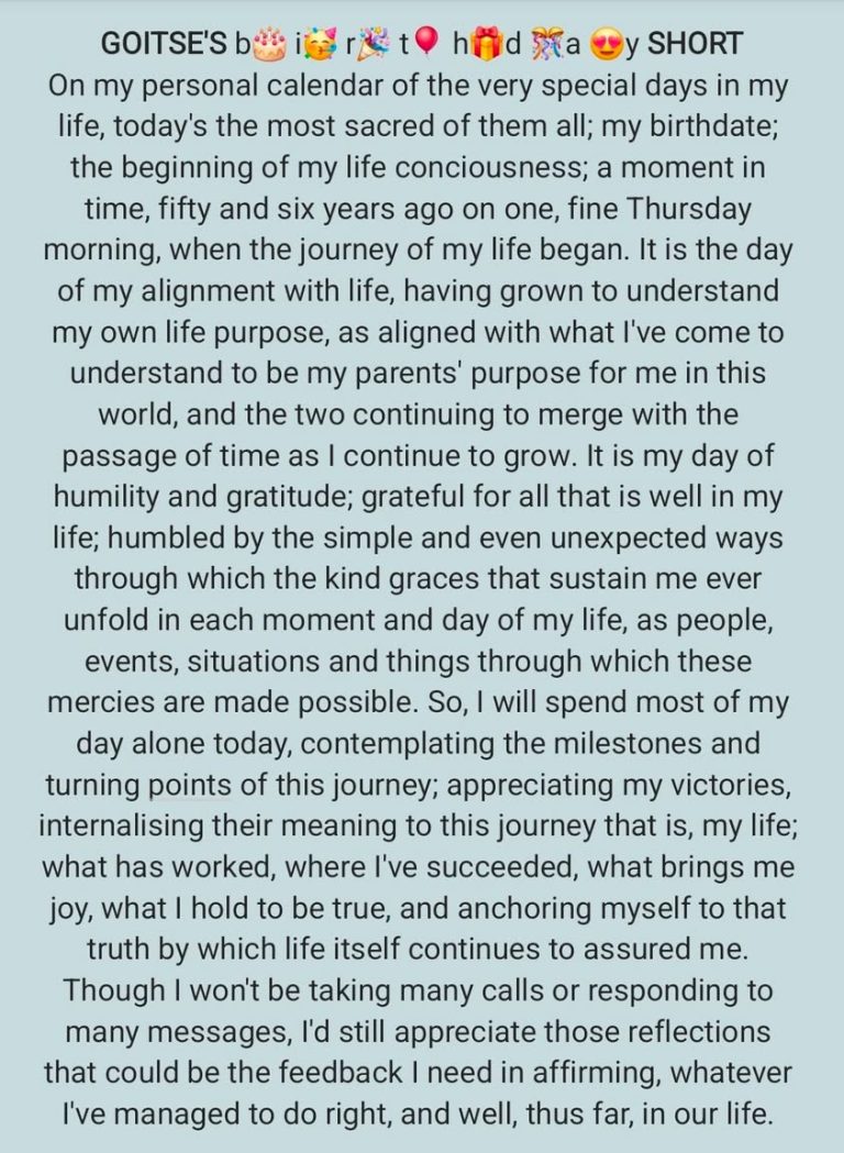 I pray to live a long life and so, I live it patiently, knowing there's always the best time for all the good things I c