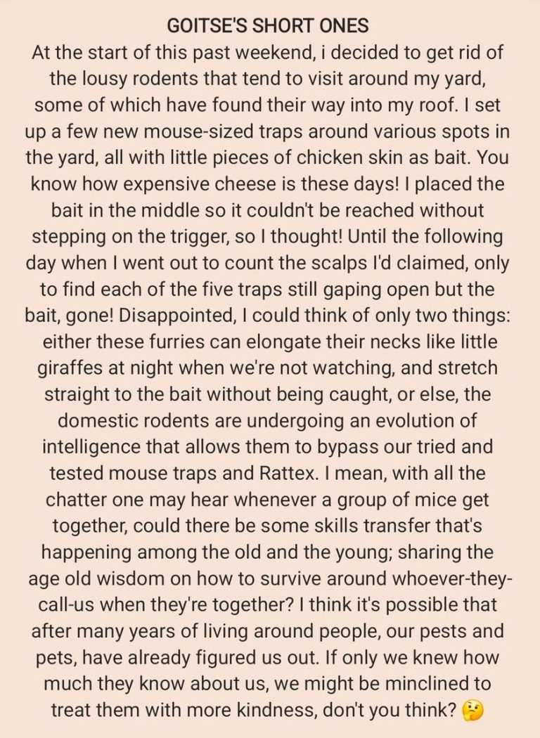 Is it unreasonable to expect the life forms surrounding us to also be learning and mentally evolving just like people? 😊