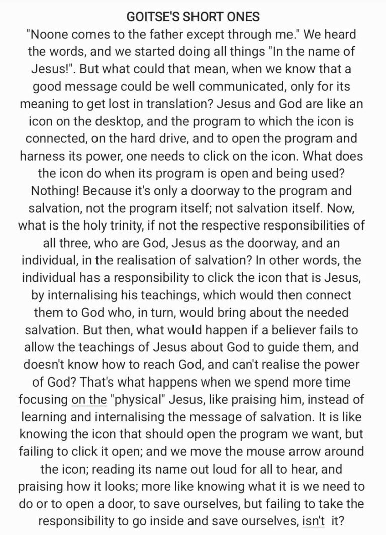 The reason why "Not everyone who says, Lord, Lord, will enter the kingdom" is because we don't always mean the things we