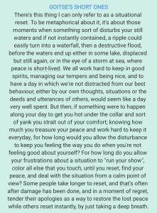 Just take a deep breathe. You can deal with anything 😊
